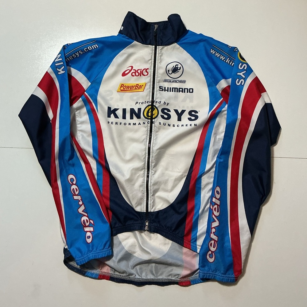 Squadra Team Division Shimano Cervelo Bike Cycling Racing Full Zip Jacket